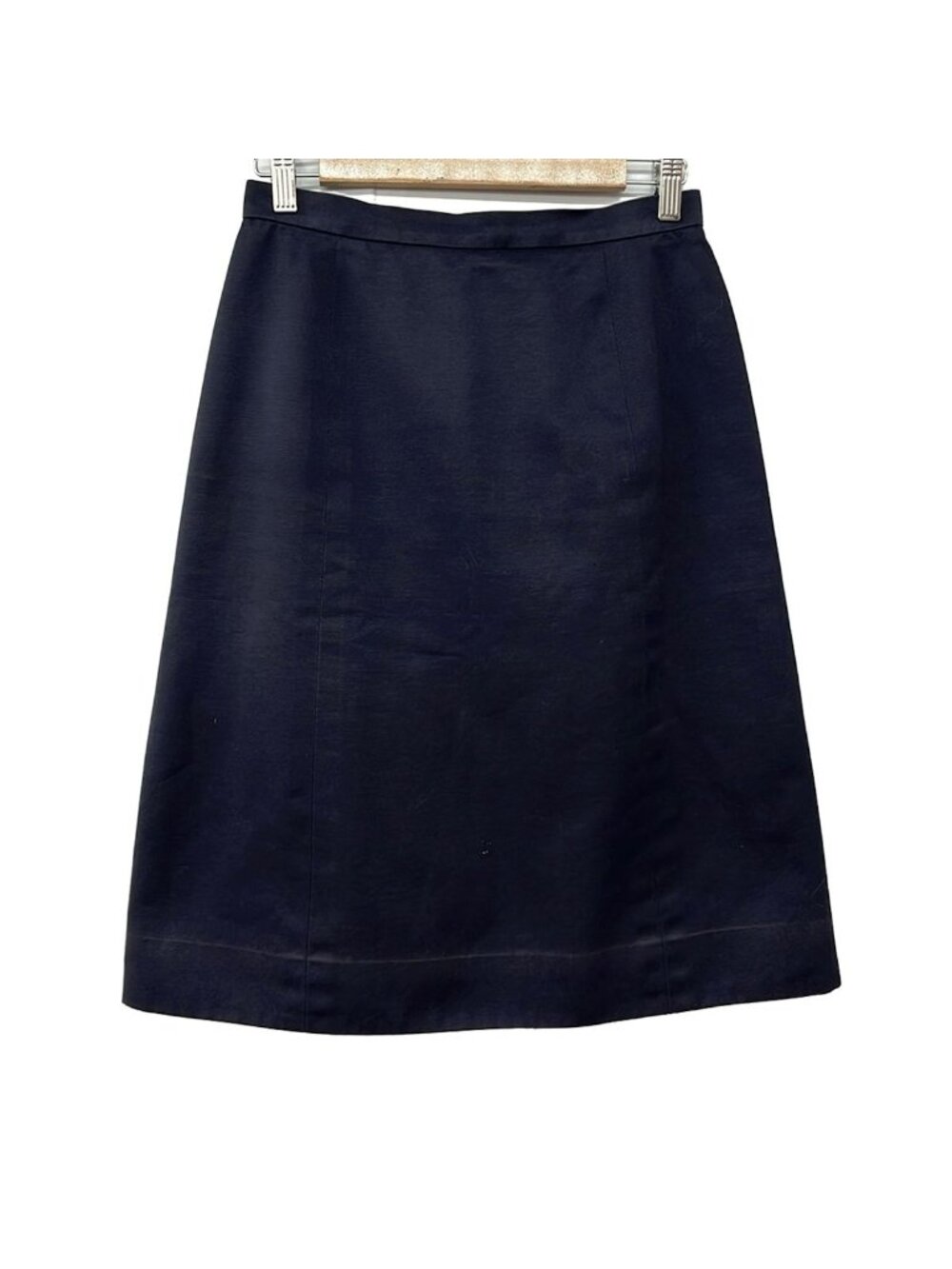 Chanel Skirt M Navy Knee-Length